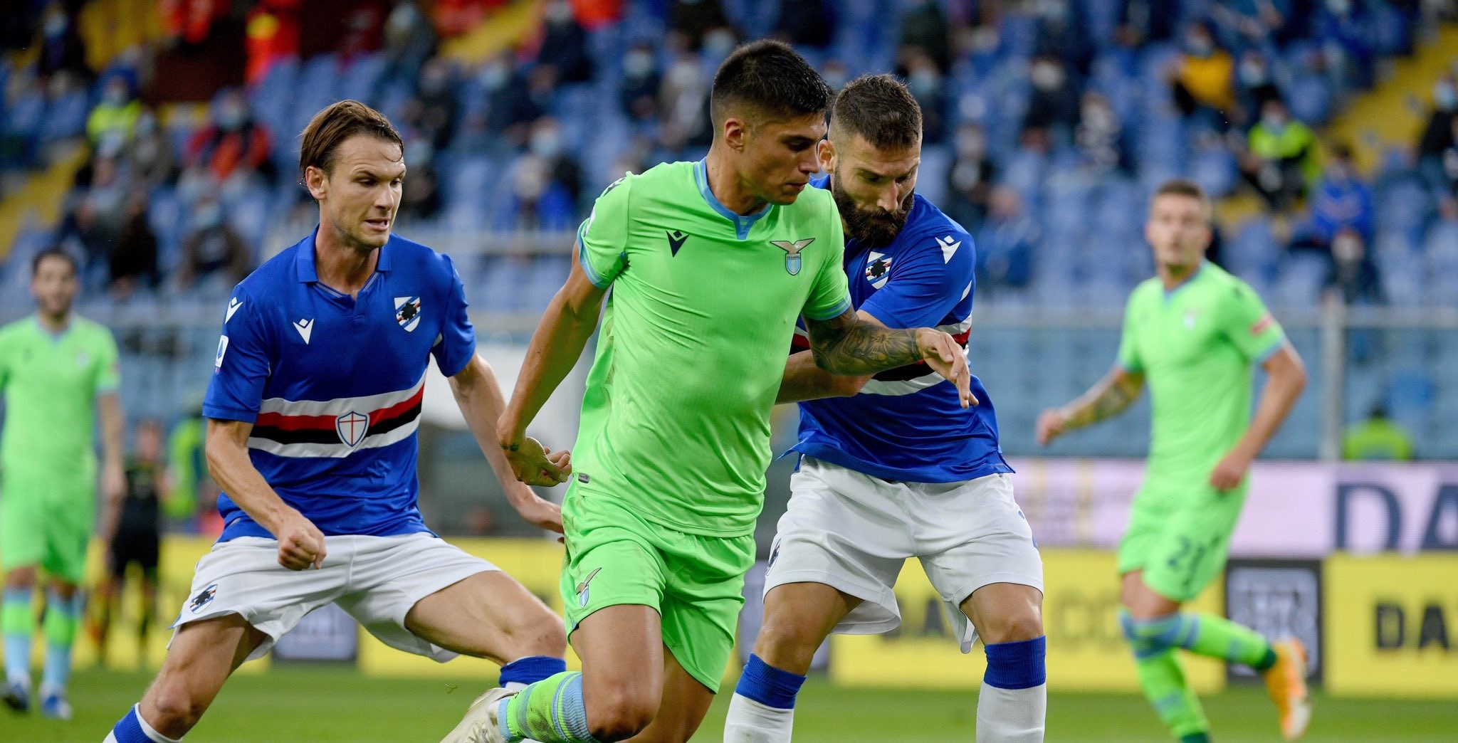 Lazio sumó su tercera fecha sin ganar tras ser goleado por Sampdoria
