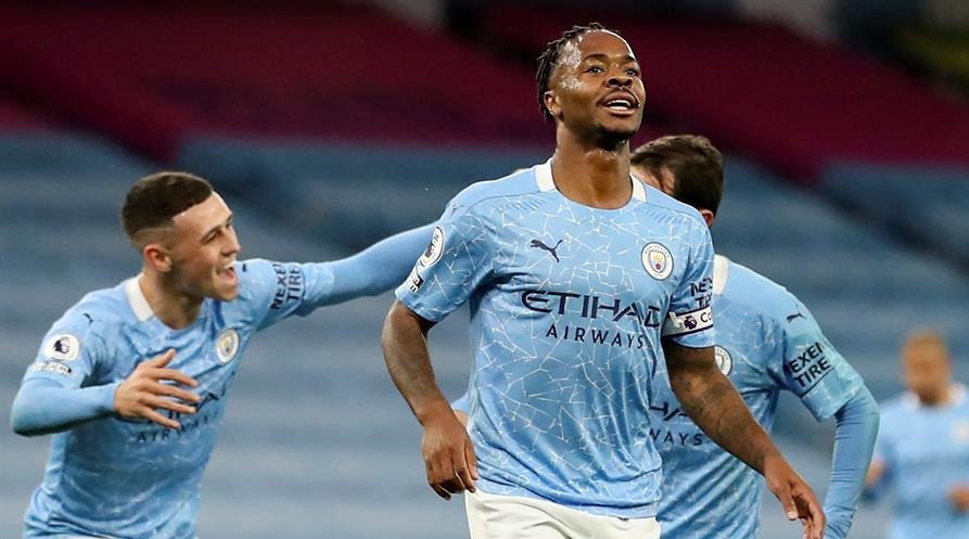 Raheem Sterling le dio el triunfo a Manchester City sobre Arsenal en la Premier League