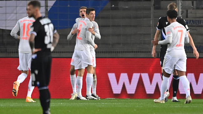 Bayern Munich logró un triunfo sin sobresaltos sobre Bielefeld en la Bundesliga