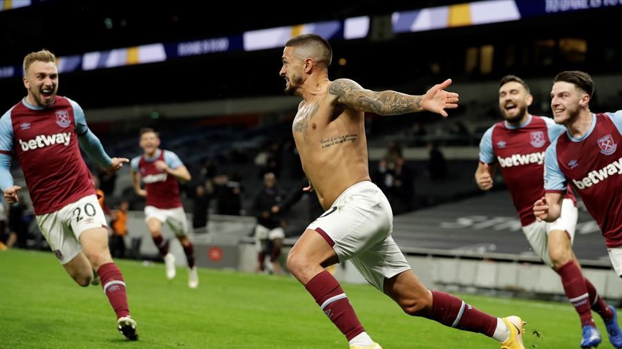 ¡Tremendo golazo! Lanzini fue héroe de West Ham en la espectacular remontada ante Tottenham