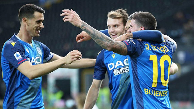 Udinese derrotó en una “guerra de goles” a Parma en un partidazo por la Serie A