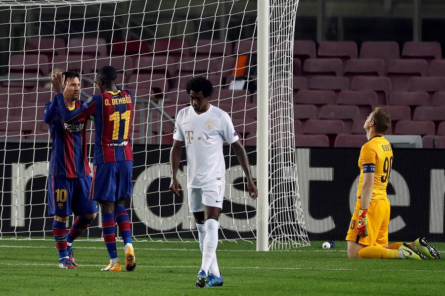 FC Barcelona tuvo potente estreno en Champions tras golear a Ferencvaros