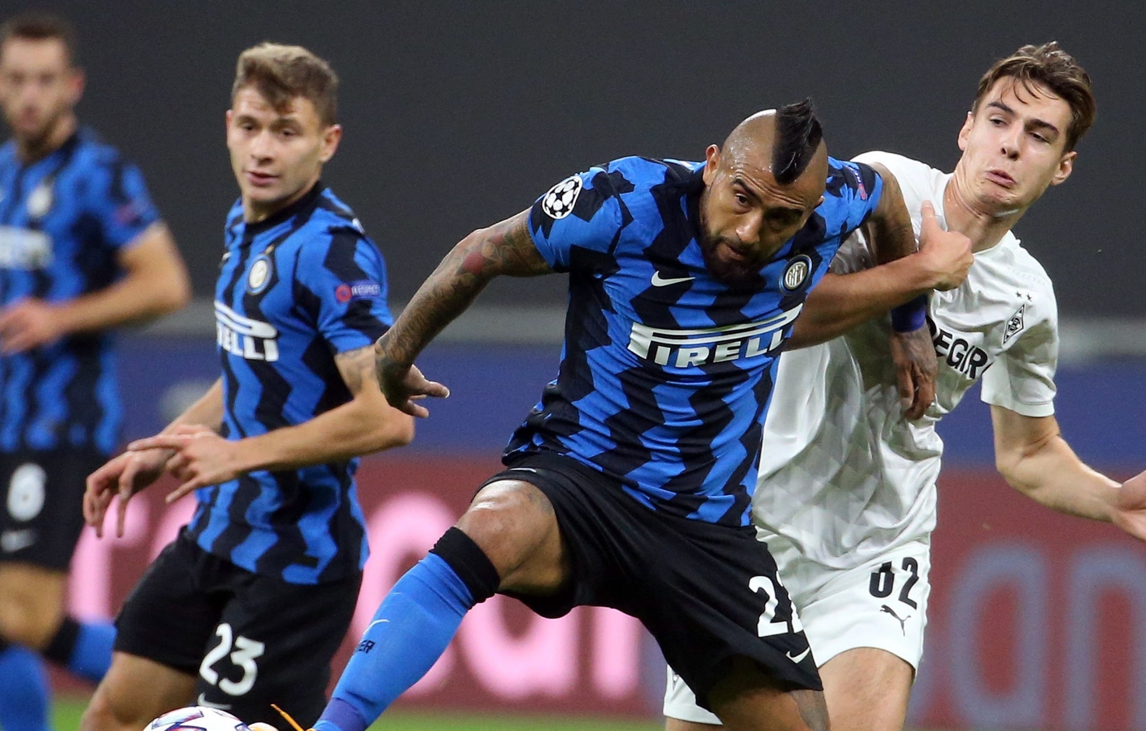 Inter contó con un irregular Alexis y un sólido Vidal en sufrido empate ante B. Monchengladbach en la Champions