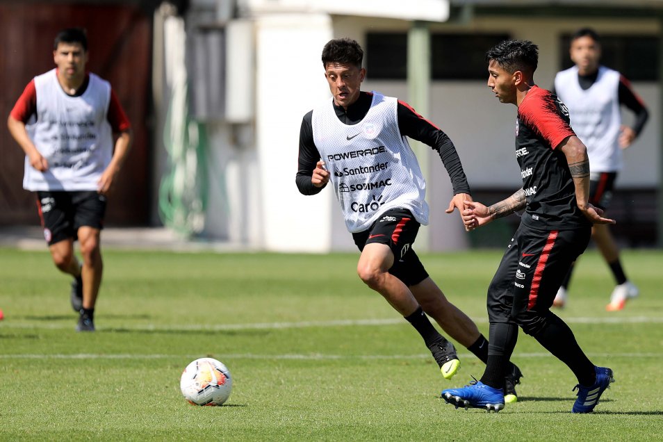 El microciclo de la Roja sumó un nuevo entrenamiento en “Juan Pinto Durán”