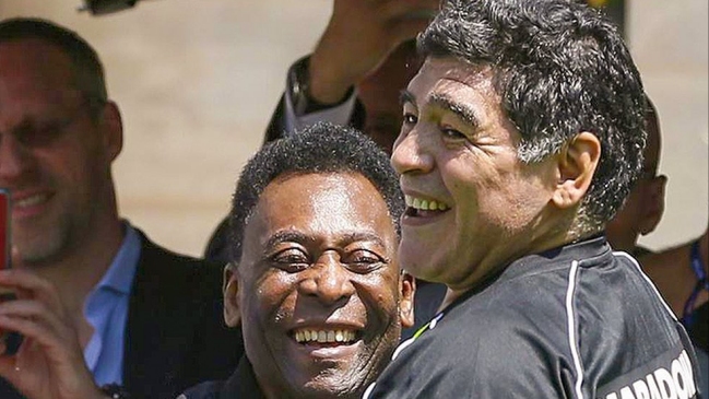 Maradona se sumó al “homenaje universal” por los 80 años del “Rey” Pelé