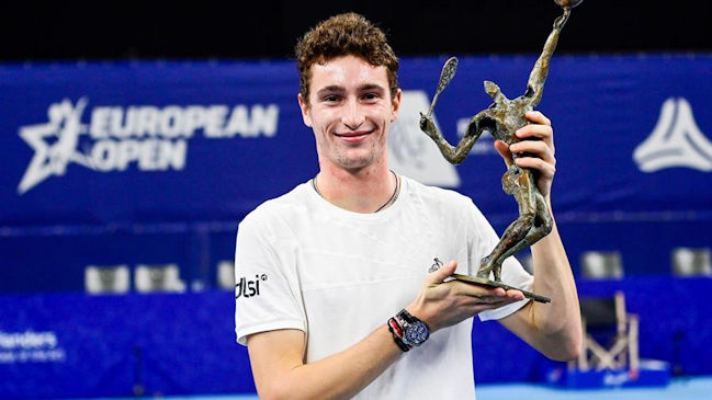 Ugo Humbert conquistó el ATP de Amberes tras derrotar a Alex de Miñaur
