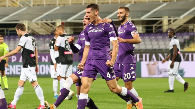 Fiorentina consiguió valiosa victoria ante Udinese en la Serie A con participación de Erick Pulgar