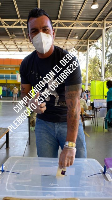 Los deportistas que votaron en el Plebiscito 2020