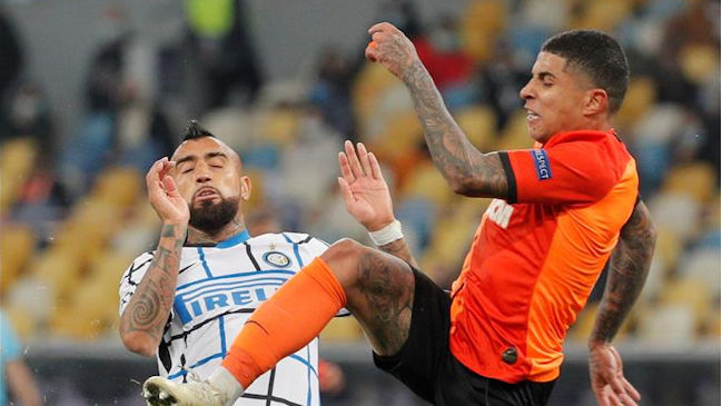 Inter de Milán cosechó un empate con gusto a poco ante Shakhtar por la Champions