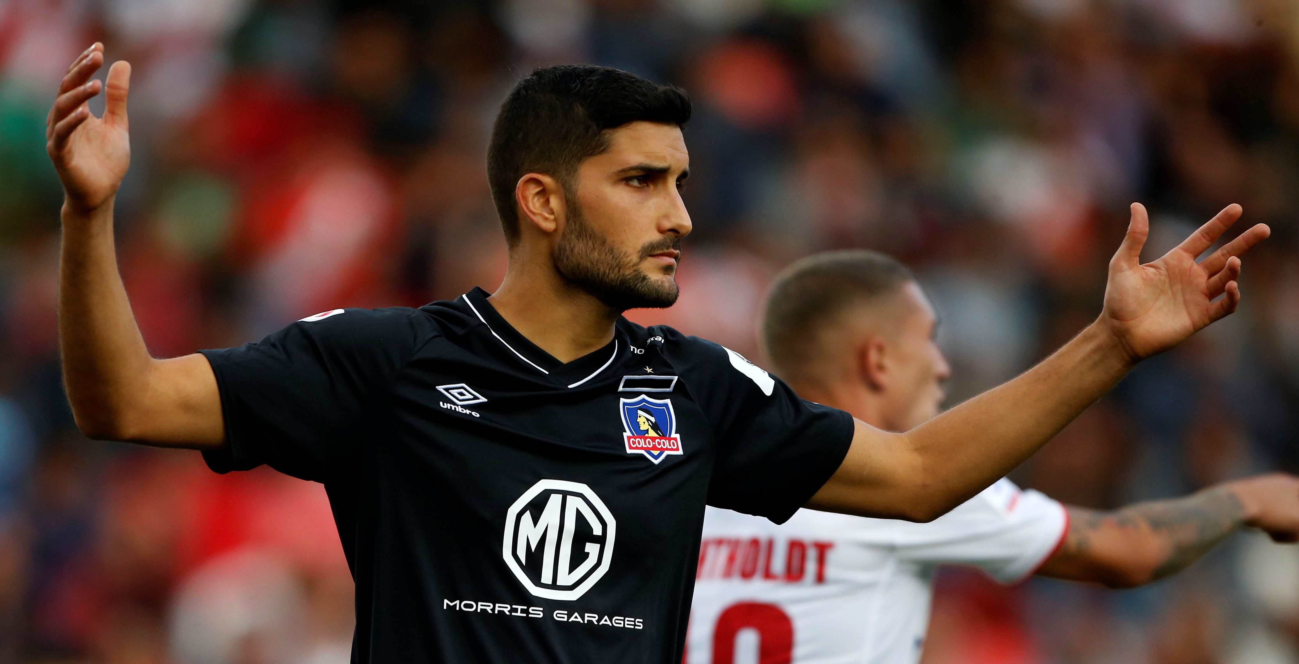 Nicolás Blandi volvió a lesionarse y quedó marginado en Colo Colo para la visita a Everton