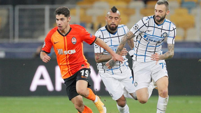 Prensa italiana apuntó al “bipolar” rendimiento de Arturo Vidal ante Shakhtar