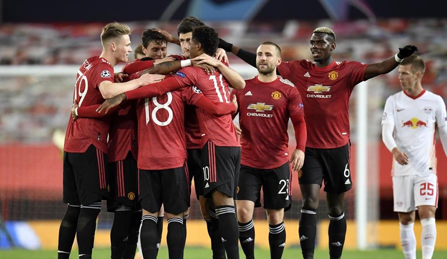 Despertó el gigante: Manchester United aplastó a RB Leipzig en la Champions