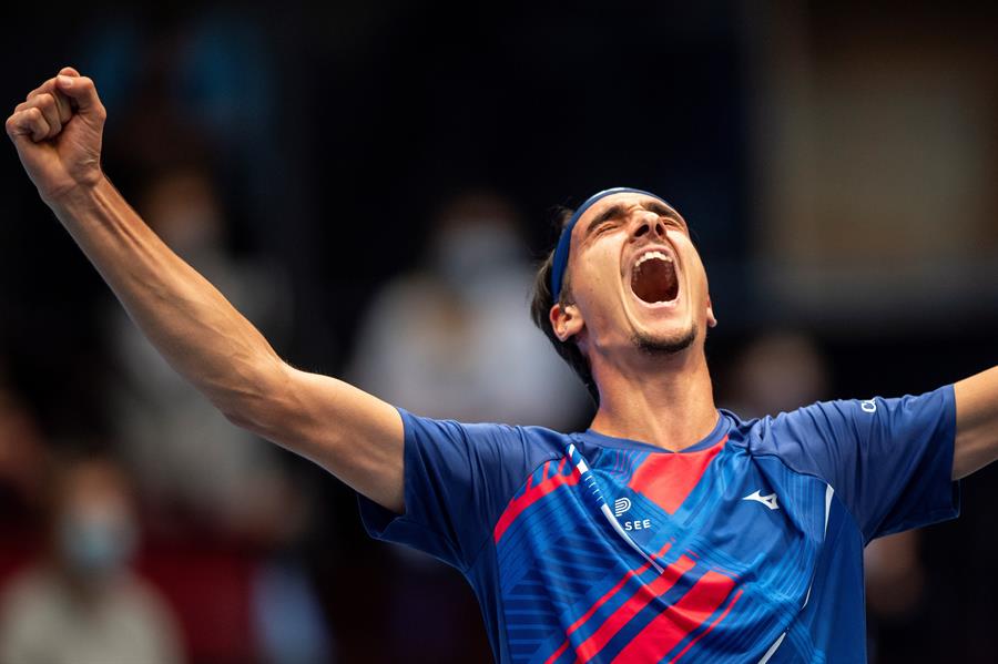 ¡La victoria de su vida! La euforia de Lorenzo Sonego tras vencer a Novak Djokovic en Viena