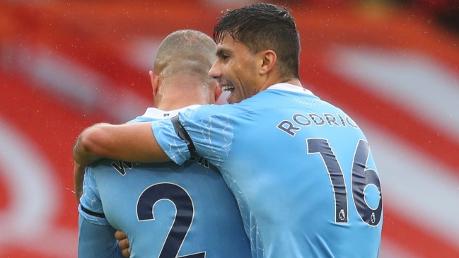 Manchester City derrotó con lo justo a Sheffield United gracias a Kyle Walker