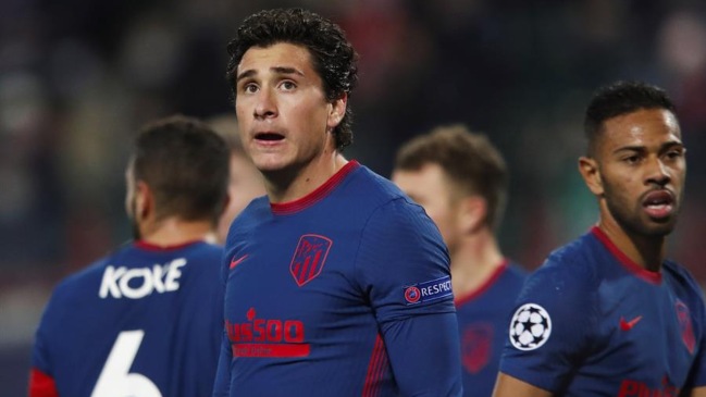 El impecable cabezazo de José María Giménez que permitió a Atlético igualar ante Lokomotiv