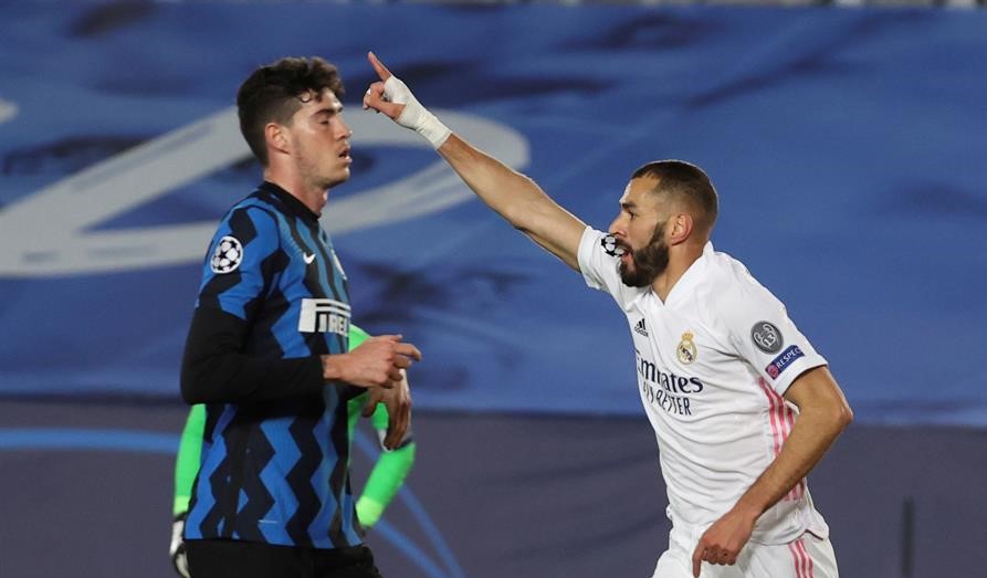 Benzema, Ramos y Rodrygo aprovecharon las licencias de Inter para dar el triunfo a Real Madrid