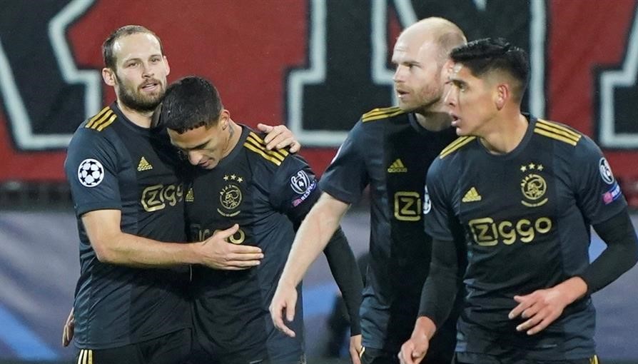 Ajax se sobrepuso al Covid-19 y derribó a Midtjylland en la Champions