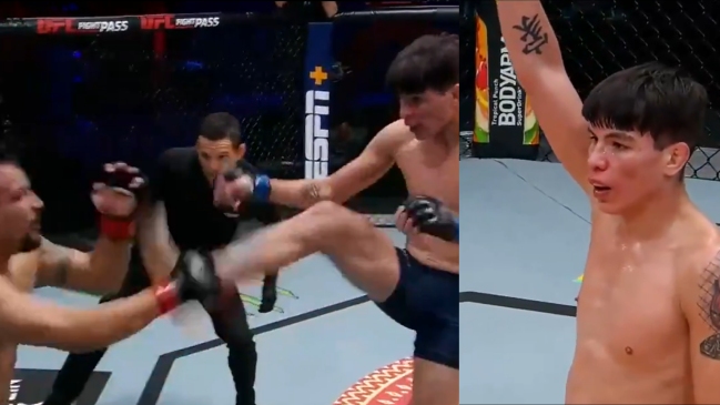 Chileno Ignacio Bahamondes logró impresionante nocaut y aseguró un contrato en UFC