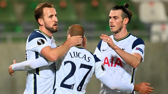 Kane y Moura comandaron sólido triunfo de Tottenham sobre Ludogorets en la Europa League