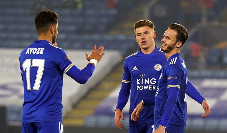 Leicester aplastó a SC Braga y tiene puntaje ideal en la Europa League