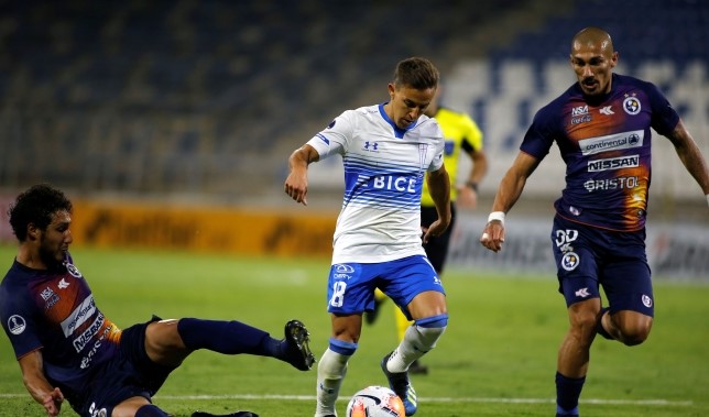 Diego Buonanotte salió al rescate de la UC y con un golazo de tiro libre empató ante Sol de América