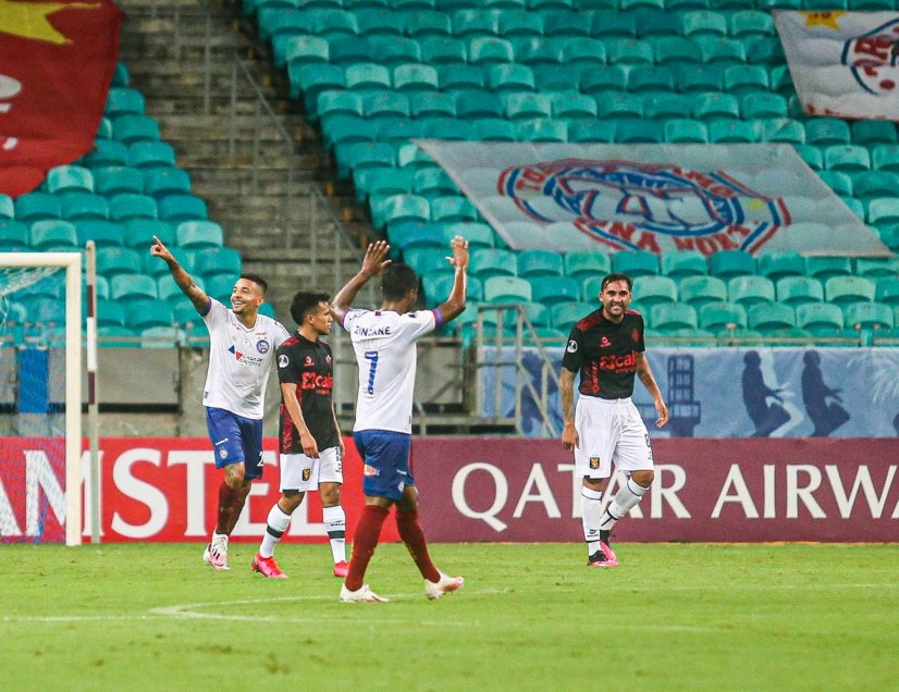 Sport Bahía aplastó a Melgar y se instaló en octavos de la Sudamericana