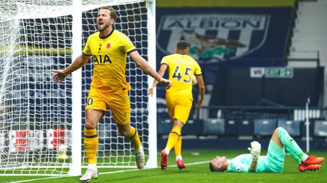 Harry Kane le dio el triunfo a Tottenham ante West Brom