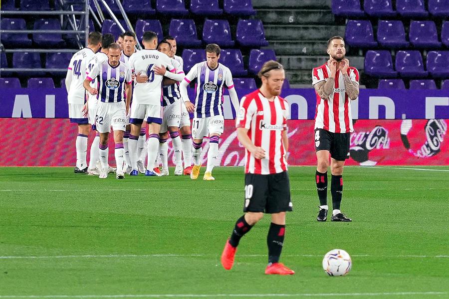 ¡Llega prendido a la Roja! Fabián Orellana marcó en triunfo de Real Valladolid sobre Athletic de Bilbao