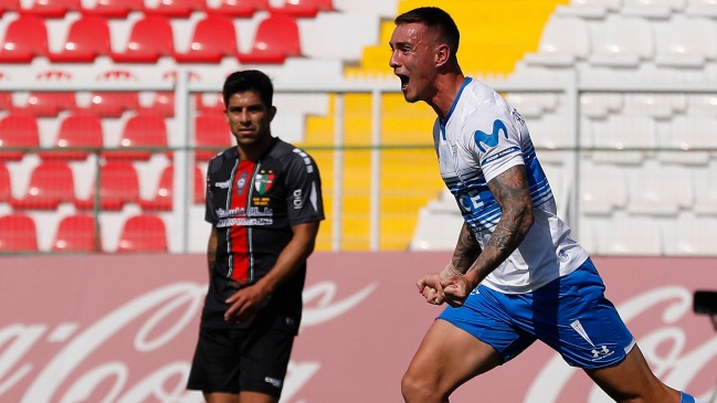 Tomás Asta-Buruaga anotó su primer gol en la UC y puso el 1-1 ante Palestino