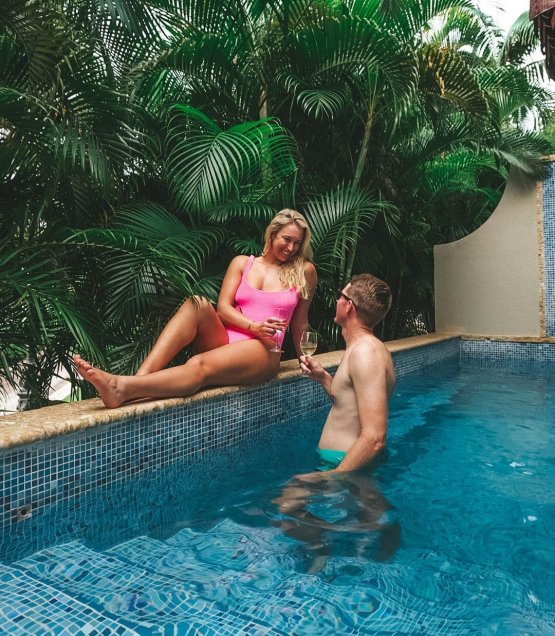 La paradisiaca luna de miel de Alexa Guarachi en el Caribe