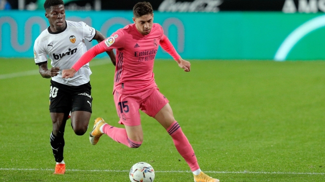 Uruguayo Federico Valverde estará fuera de acción por al menos un mes