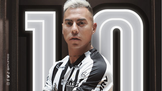 Eduardo Vargas usará la “10” en el Atlético Mineiro de Jorge Sampaoli