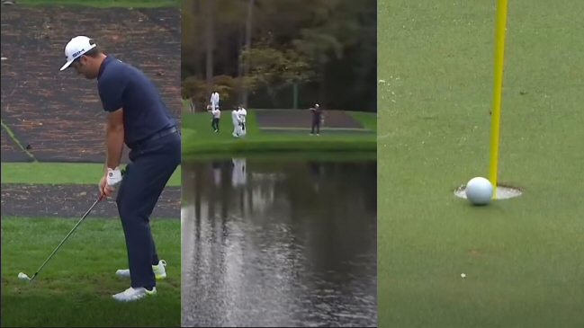El espectacular hoyo en uno de Jon Rahm en las prácticas del Masters