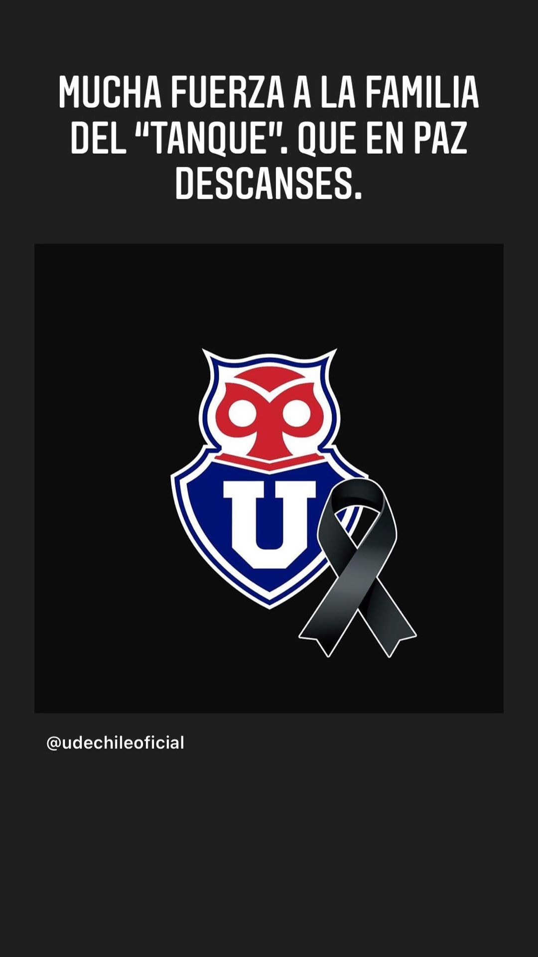 Walter Montillo se sumó a los mensajes de pesar por la muerte de Carlos Campos