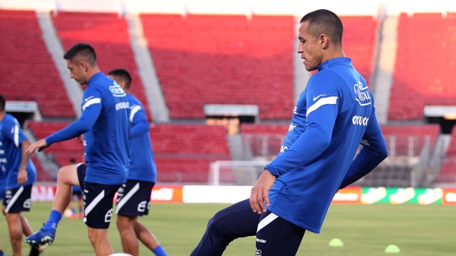 Alexis Sánchez encendió las alarmas de la Roja durante la práctica del miércoles
