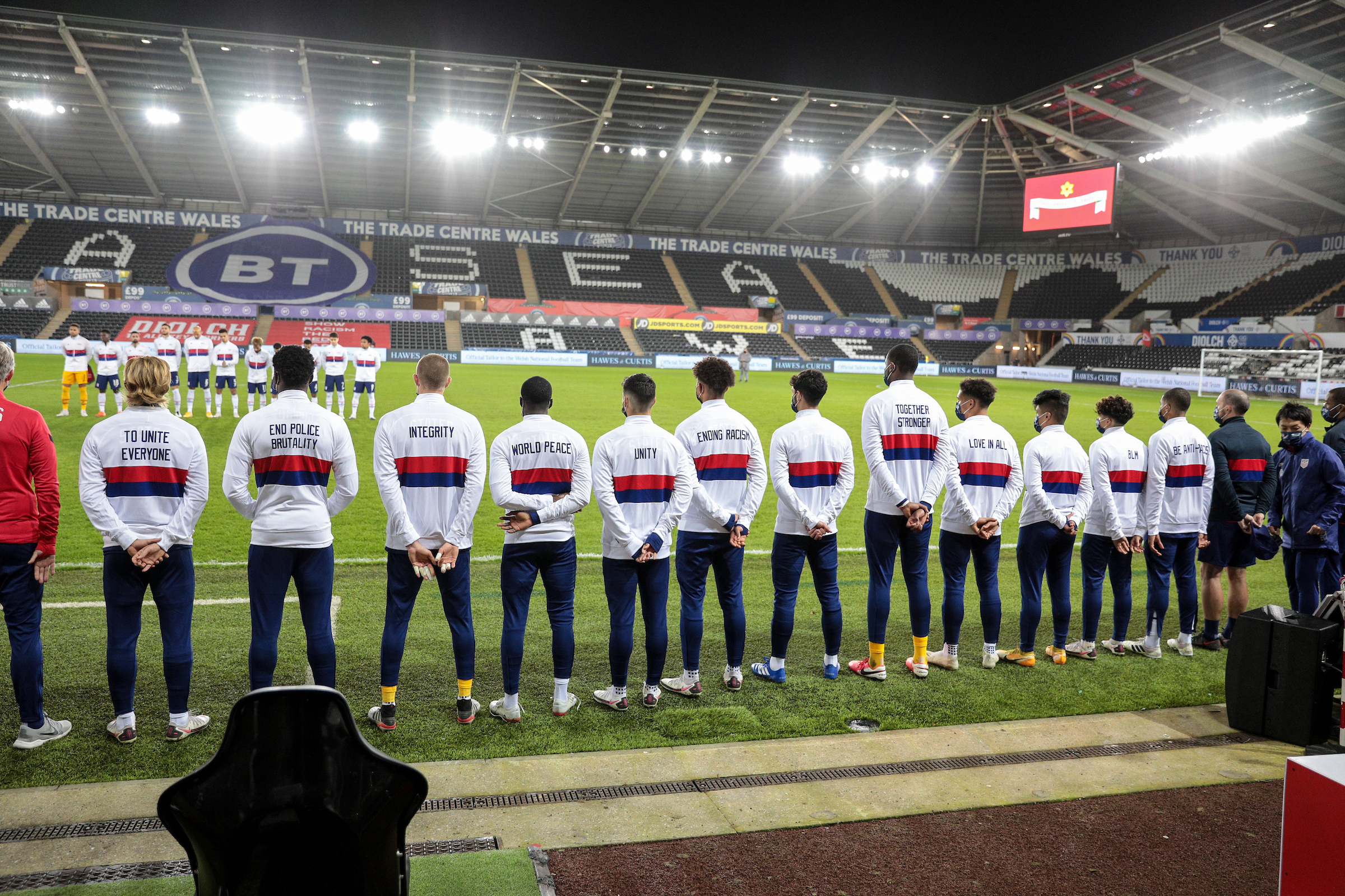 Estados Unidos igualó con Gales en un partido que tuvo a Sebastián Soto en la banca