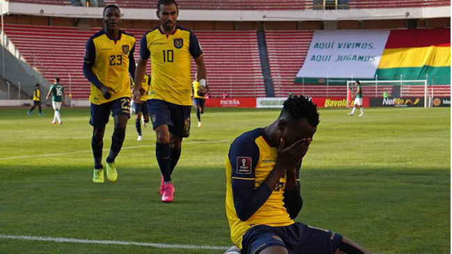 Ecuador logró sólida remontada en su visita a Bolivia y tomó impulso en las Clasificatorias