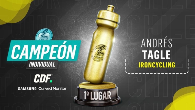 Andrés Tagle se quedó con el Tour por Chile eSports 2020