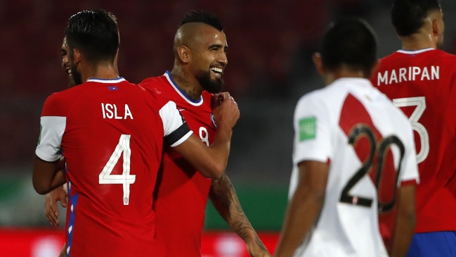 ¿El más bello por la Roja? Así fue el golazo de Arturo Vidal ante Perú