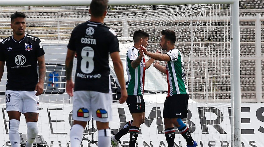 Jonathan Benítez no perdonó y abrió el marcador para Palestino ante Colo Colo