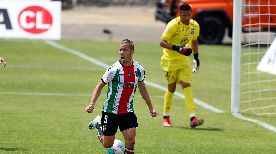 ¡Sangre fría! Agustín Farías marcó de penal el 2-1 de Palestino sobre Colo Colo