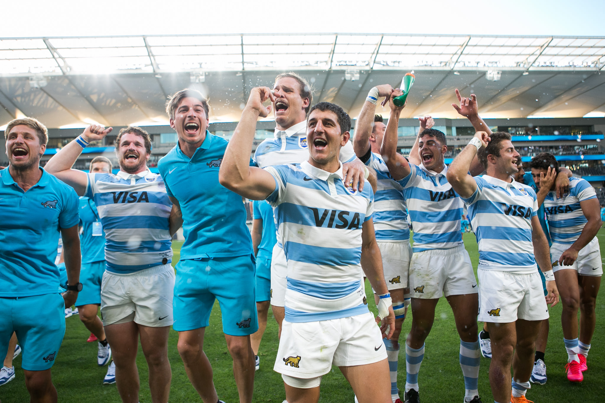 Los Pumas de Argentina firmaron un histórico triunfo ante los All Blacks en el Tri Nations