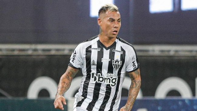 Eduardo Vargas también dio positivo por coronavirus en Atlético Mineiro