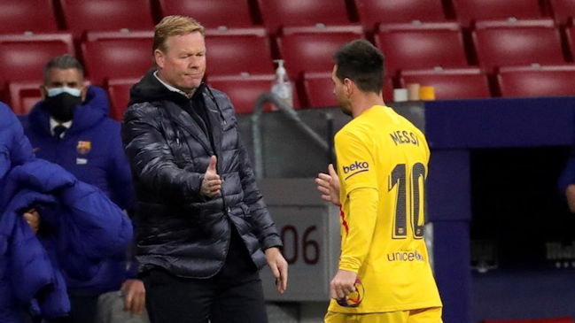 Ronald Koeman: Se nos hizo muy difícil contra un equipo que defiende bien como Atlético