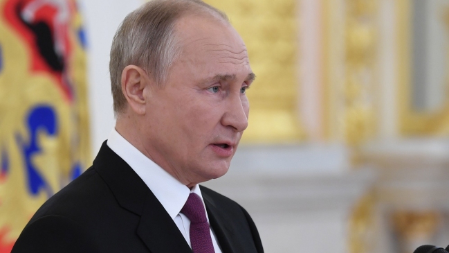 Vladimir Putin felicitó a Daniil Medvedev por su triunfo en el ATP Finals