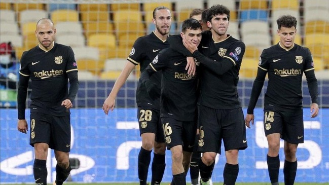 Barcelona venció de forma contundente a Dinamo Kiev y selló su paso a octavos de la Champions