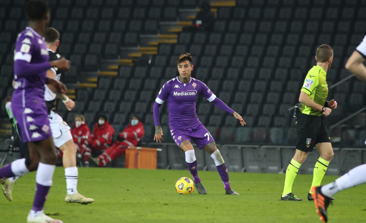 Fiorentina avanzó en Copa Italia tras vencer a Udinese en la prórroga con Erick Pulgar en cancha