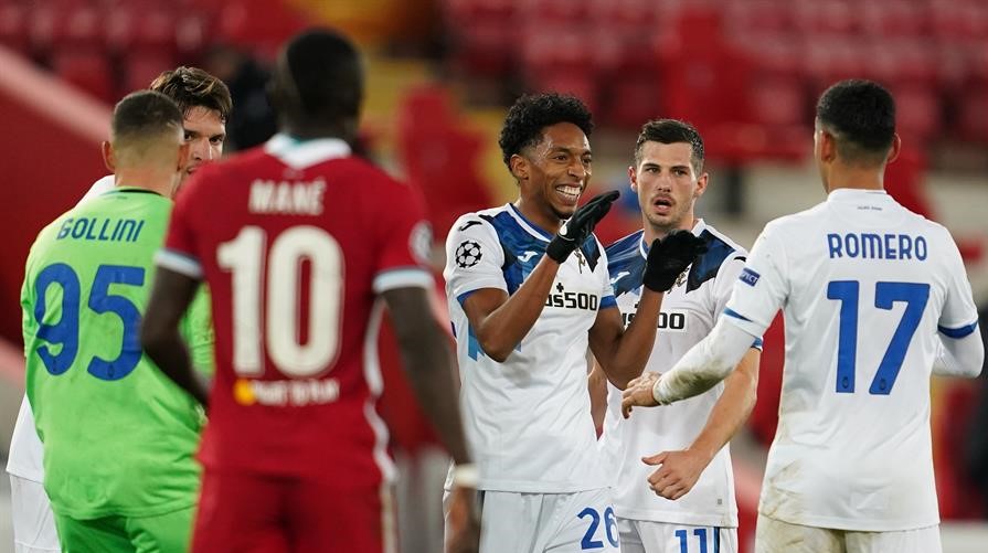 ¡Sorpresa en la Champions! Atalanta derribó a Liverpool en Anfield y encendió el Grupo D