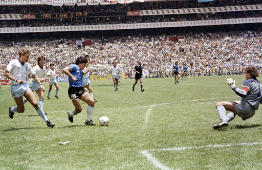 Los ocho goles de Diego Maradona en los mundiales de fútbol