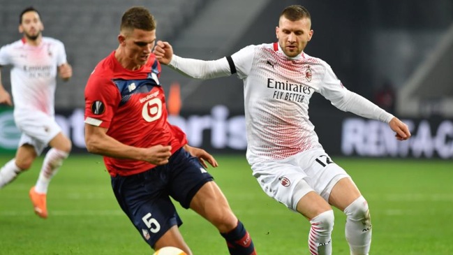 Milan extrañó a Zlatan Ibrahimovic y solo rescató un empate contra Lille en la Europa League
